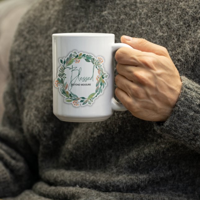 Mug Béni au-delà de toute mesure - Foi (Créateur téléchargé)