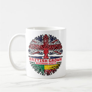 Mug Bénin Béninois Royaume-Uni Britanniques Arbre Drap