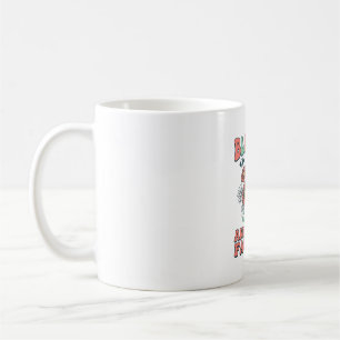 Mug Bénis et très favorisés motif floral vintage_1