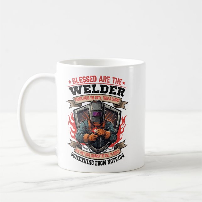 Mug Bénis Sont Les Fabricants de Pièces Soudées Art Ci (Gauche)