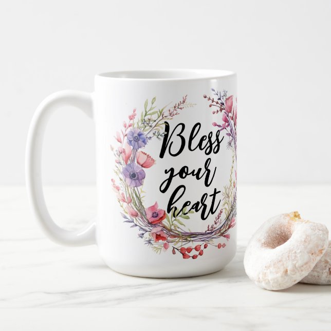 Mug Bénissez votre coeur (Avec donut)