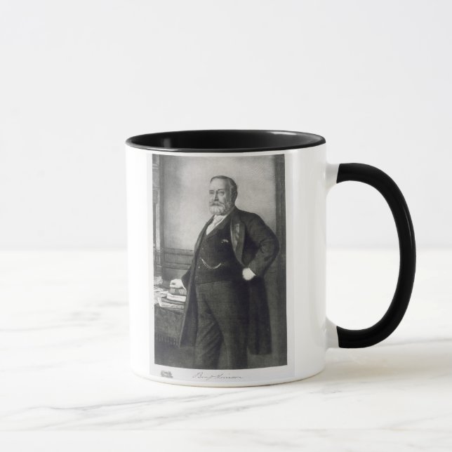 Mug Benjamin Harrison (1833-1901), 23ème président de (Droite)