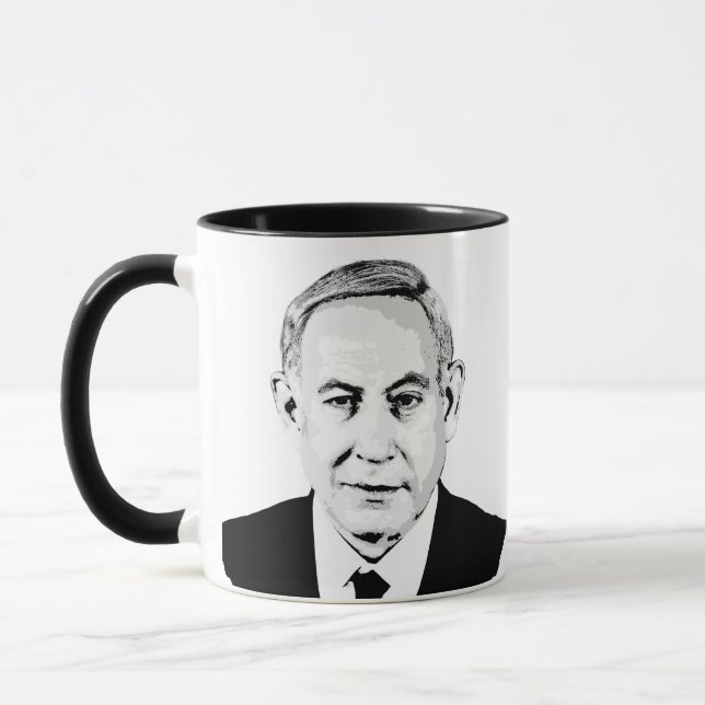 Mug Benjamin Netanyahu (Gauche)