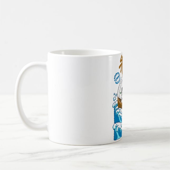 Mug Bento dans la vague (Gauche)
