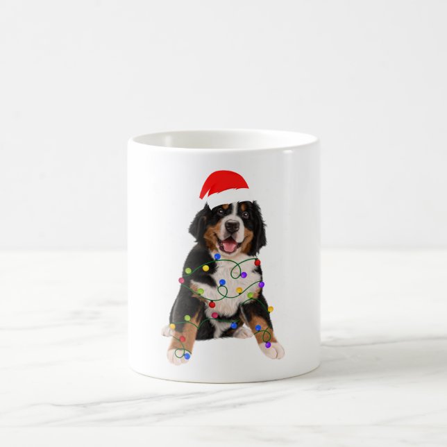 Mug Berese Mountain Dog Lights Christmas Matching Fam (Centre)