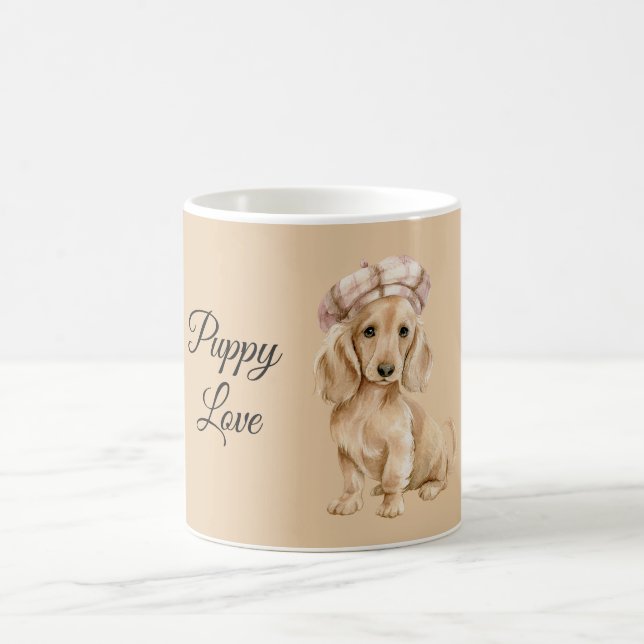 Mug Béret Amour de Chiots (Centre)