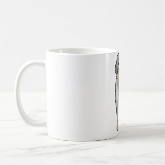 Mug Bergamasco Sheepdog art (Gauche)