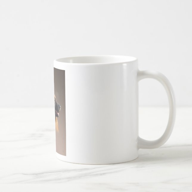 Mug Berger allemand Aquarelle de chien Portrait d'art (Droite)