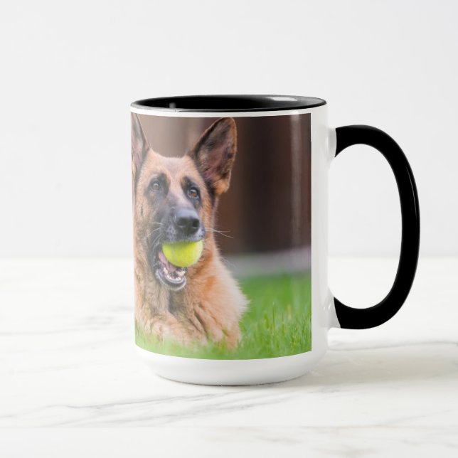 Mug Berger Allemand Avec Bal De Tennis (Droite)