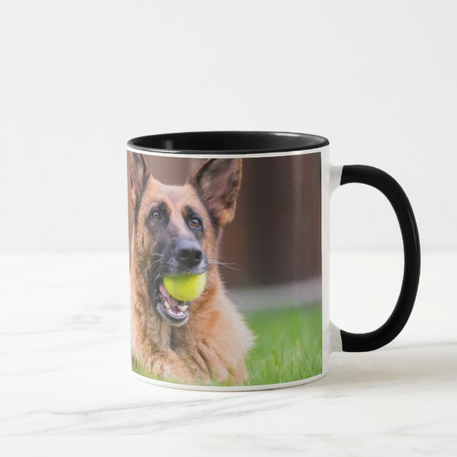 Mug Berger Allemand Avec Bal De Tennis (Droite)