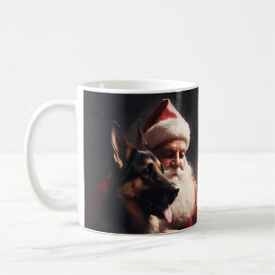 Mug Berger Allemand avec le Père Noël Festif de Noël