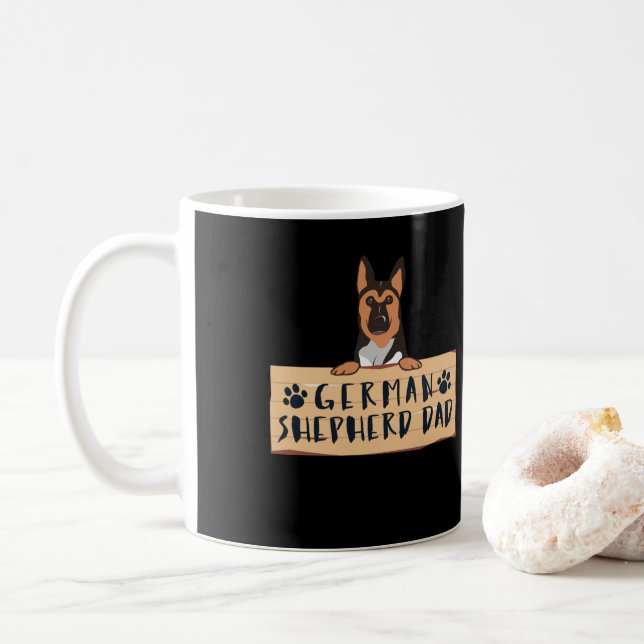 Mug berger allemand berger allemand berger papa père c (Avec donut)