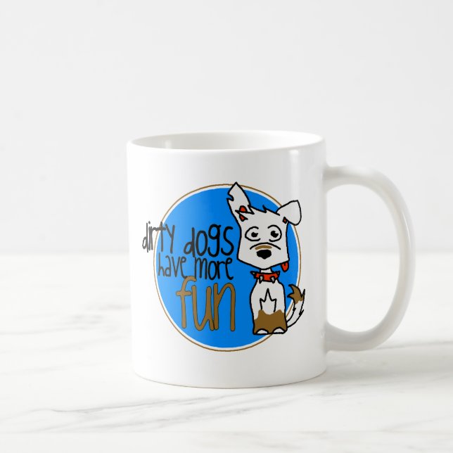 Mug Berger allemand blanc - logo bleu (Droite)