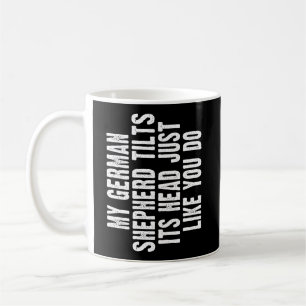 Mug Berger allemand Cadeau Tilt Tête Chien mignon Drôl