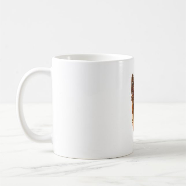 Mug Berger Allemand Chiot Chien Mignon   (Gauche)