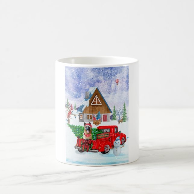 Mug Berger Allemand En Livraison De Noël Camion Neige (Centre)