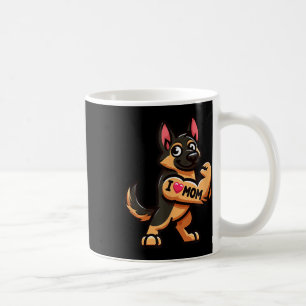 Mug Berger allemand J'aime maman Funny Chien Tattoo