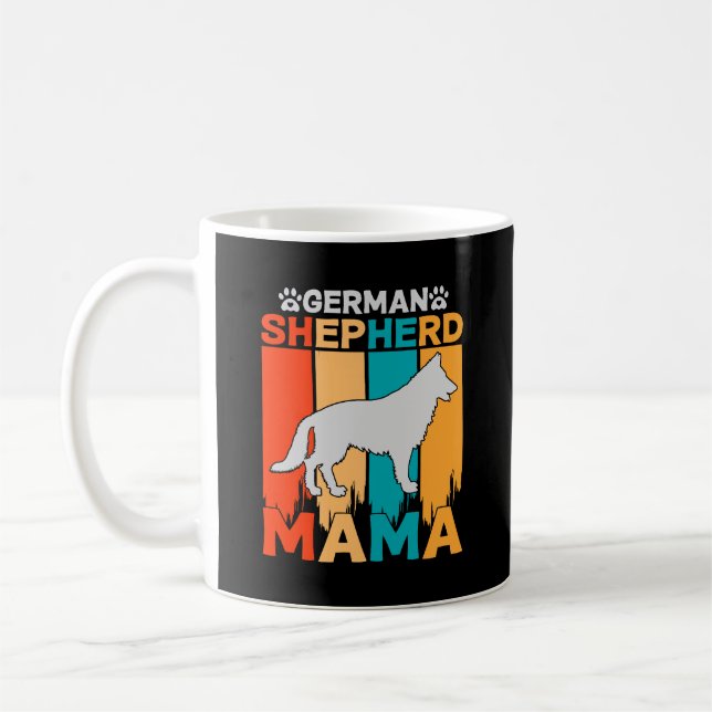 Mug berger allemand MAMA, Brown bleu (Gauche)