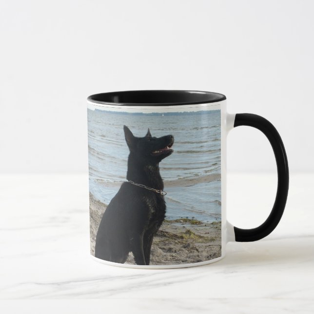 Mug Berger allemand noir de laque (Droite)