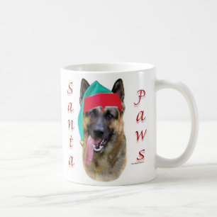Mug Berger allemand Père Noël Paws