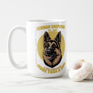 Mug Berger Allemand Plus Qu'un Chien Fidèle Brave Inte