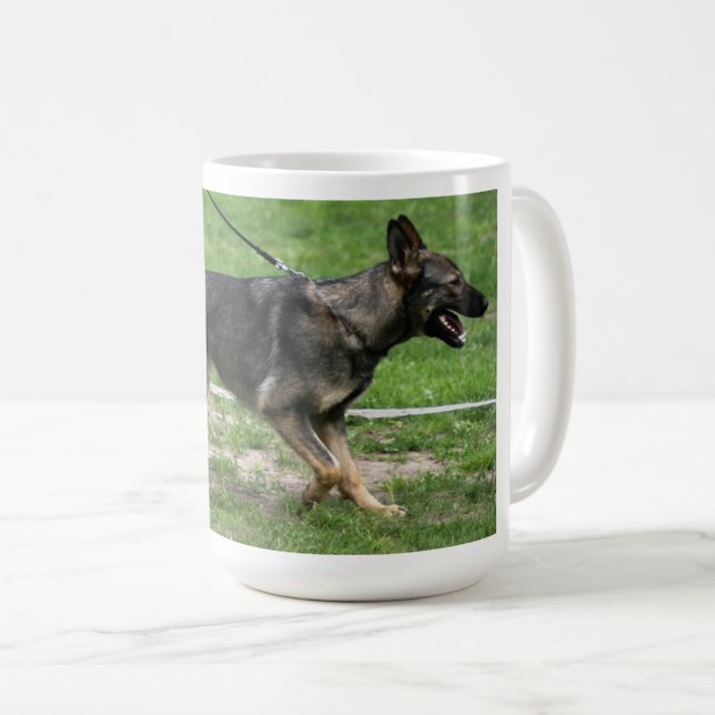 Mug berger allemand sable promenade (Devant droit)