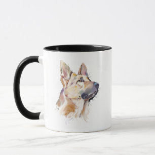 Mug Berger Allemand, Tasse de Café Chien GSA Aquar