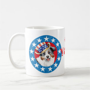 Mug Berger américain patriotique miniature