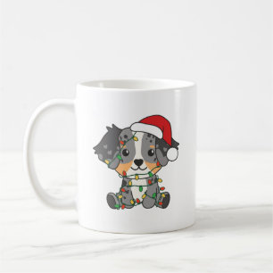 Mug Berger australien Animaux d'hiver de Noël