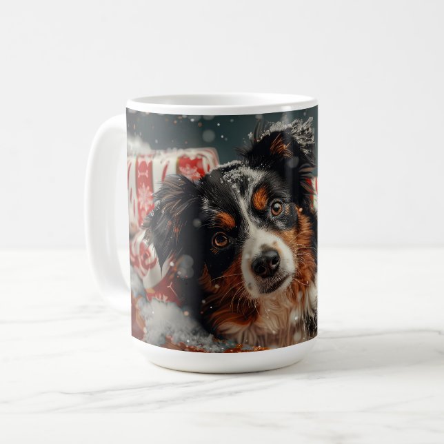 Mug Berger Australien de Noël Festif (Devant gauche)