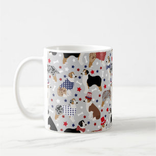 Mug Berger australien patriotique / Chien australien