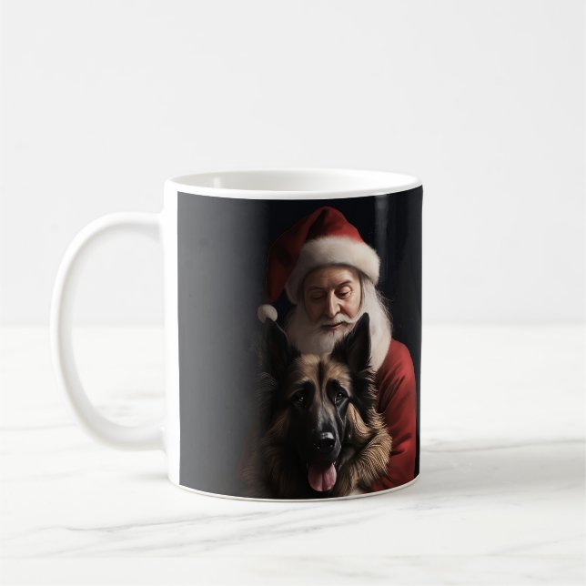 Mug Berger belge Père Noël Noël festif (Gauche)