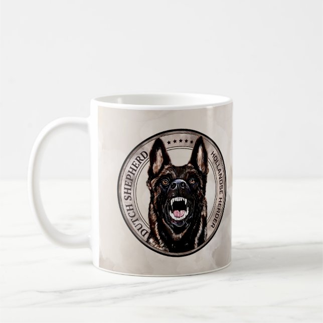 Mug Berger néerlandais - Hollandse Herdershond (Gauche)