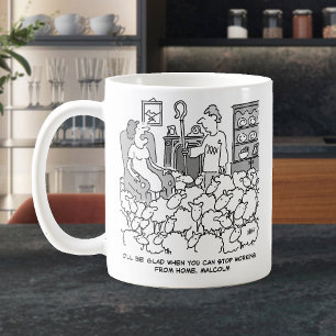 Mug Berger Travaille de chez lui avec son mouton