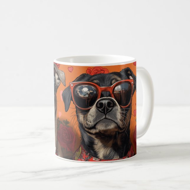 Mug Bergers d'Anatolie Roses de la Saint-Valentin (Devant droit)