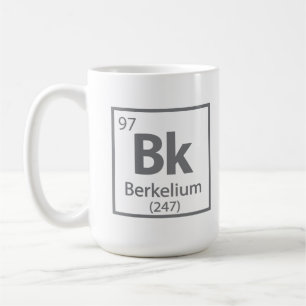 Mug Berkelium - Berkeley Science - Tableau périodique