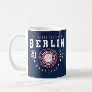 Mug Berlin Allemagne City Voyageur Style Sport Marine