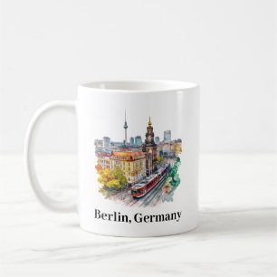 Mug Berlin Allemagne Vintage voyage Skyline