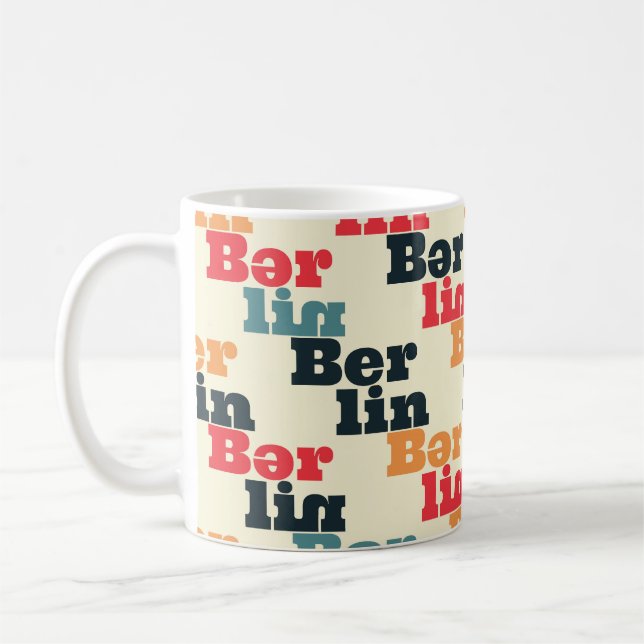 Mug Berlin Digital Creative, Motif imprimé. (Gauche)