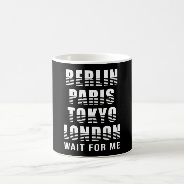 Mug Berlin Paris Tokyo City Cities Funny Cadeau (Centre)