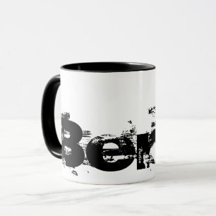 Mug Berlin - Style Noir Et Blanc Cool