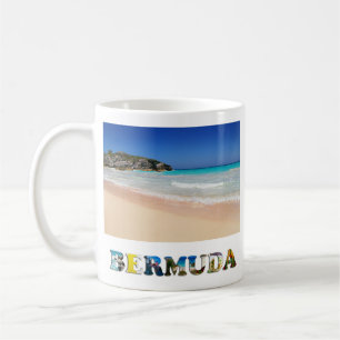 Mug Bermudes Horseshoe Bay Pink Sand Beach Photo