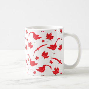Mug Bernaches du Canada et Feuilles de l'érable - drap