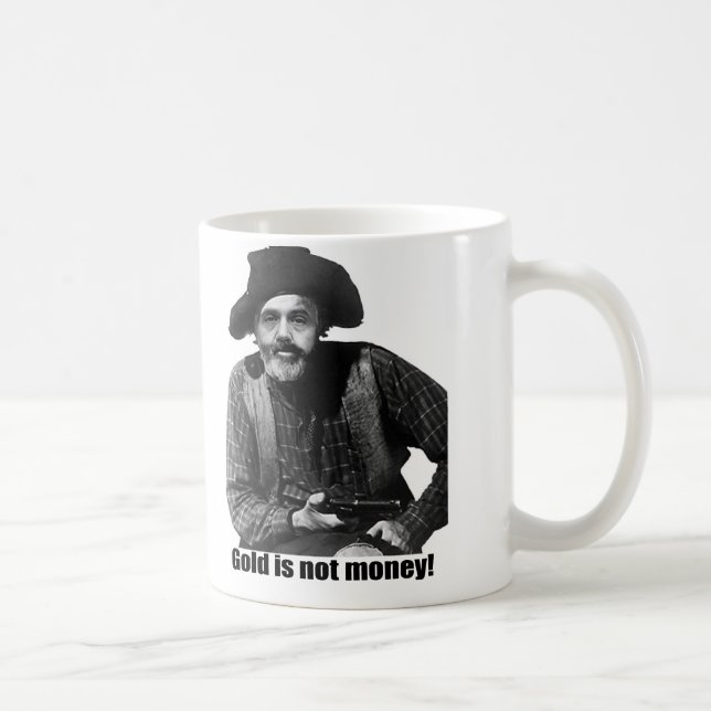 Mug Bernanke - l'or n'est pas argent (Droite)