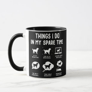 Mug Bernedoodle Les choses font le temps libre Drôle m