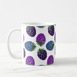 Mug Berries colorées : Motif multicolore sans fil.