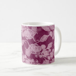 Mug Berries et fleurs Purple Floral