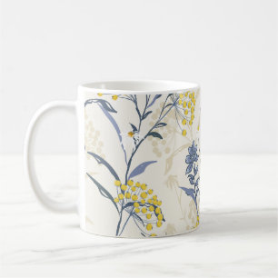 Mug Berries jaunes d'automne feuilles, coloré sans sou