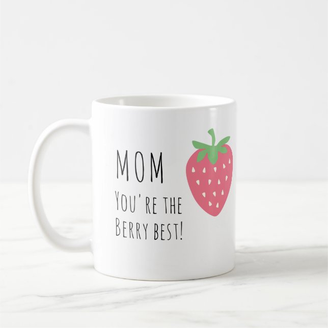 Mug Berry Best Mom Strawberry (Gauche)