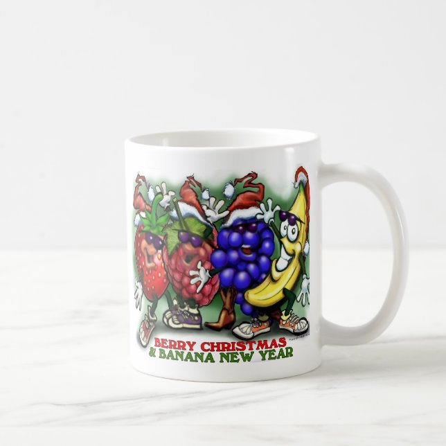 Mug Berry Christmas Banana Nouvel An (Droite)